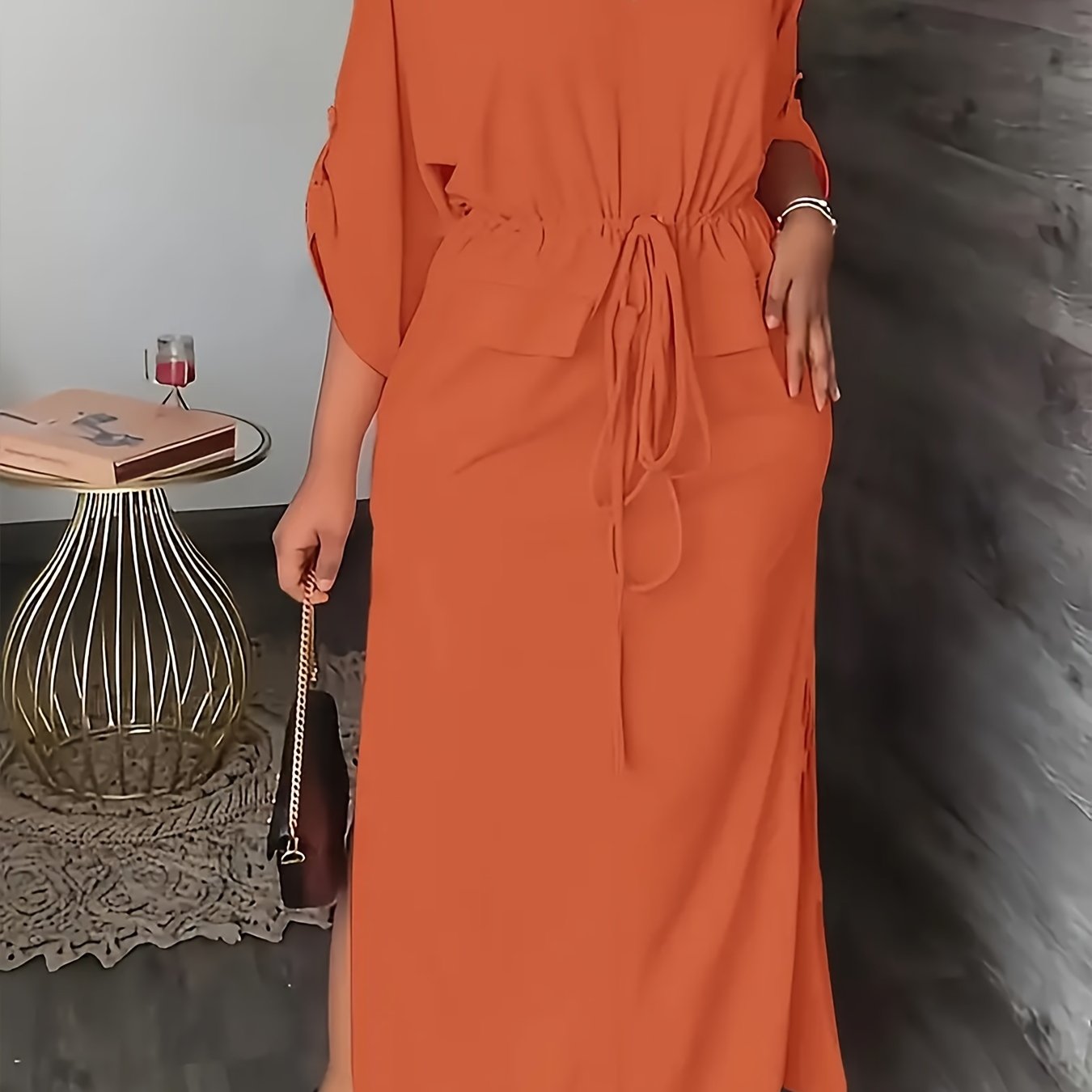 Кардиган с капюшоном большого размера черного цвета для женщин, полиэстер спандекс, туника