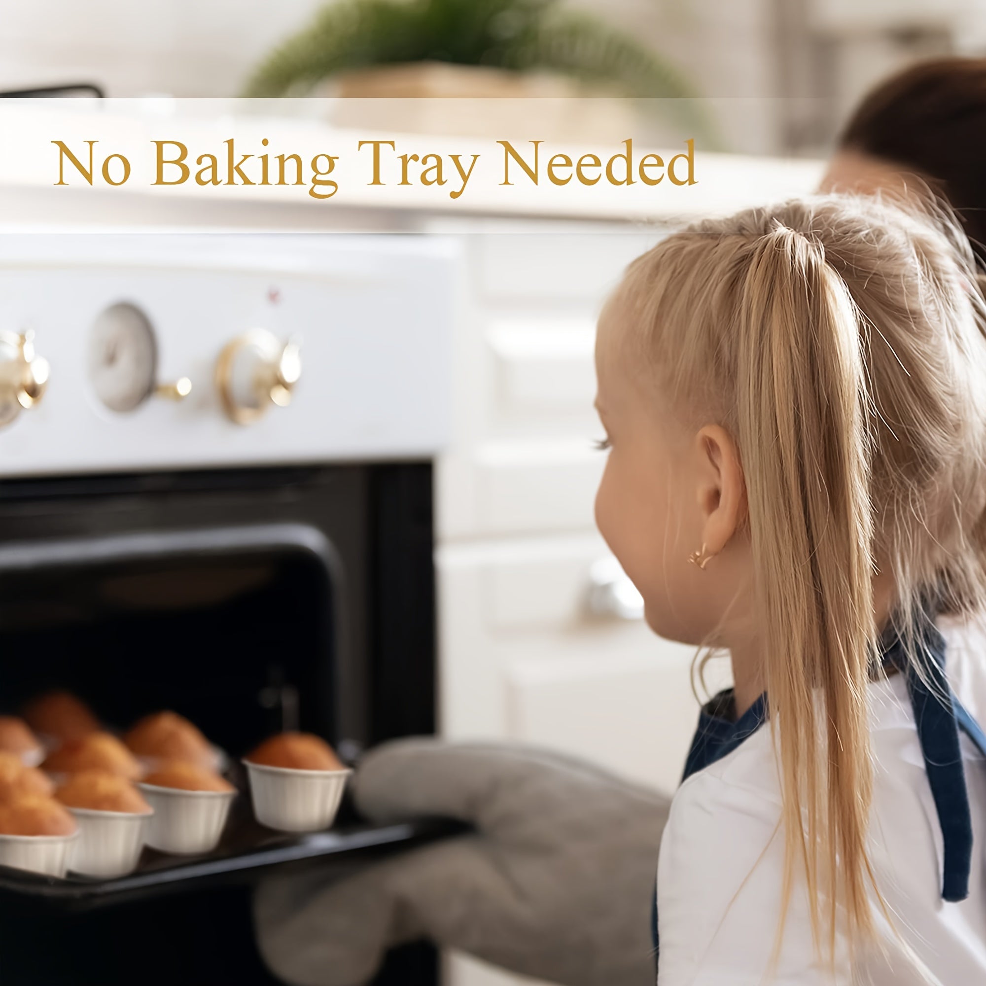 Pack of 50 Parchment Cupcake Liners 3.5oz Grease-Resistant Baking Cups for Muffins and Desserts