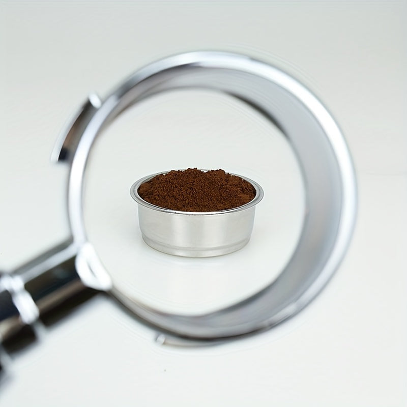 Delonghi portafilter uchun zanglamaydigan po'latdan yasalgan qahva filtr basketi, bosimsiz, 51mm, 1-chashka, 2-chashka, 4-chashka uchun mos, ko'r filtrni o'z ichiga oladi, barista asbobi