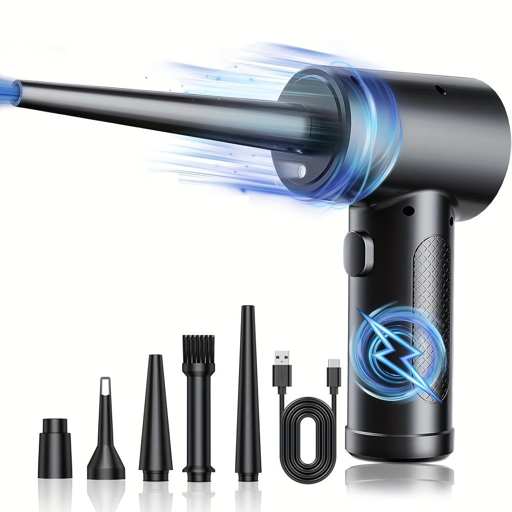 Portable Rechargeable Dust Collector with USB Charging 5.3KPa Suction for Keyboard Camera Car Cleaning