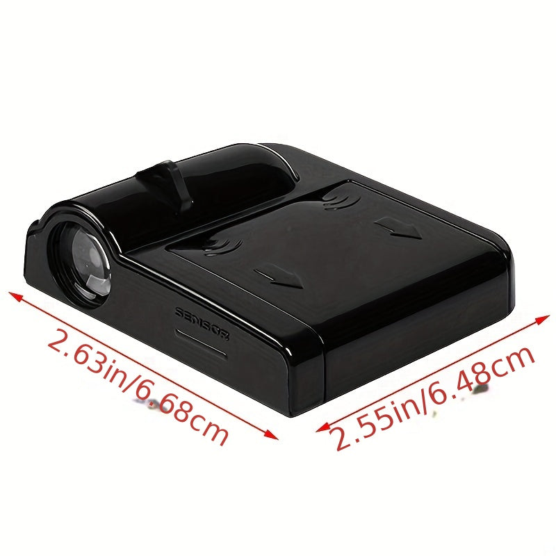 Luz de bienvenida con logotipo de proyector inalámbrico universal para coche