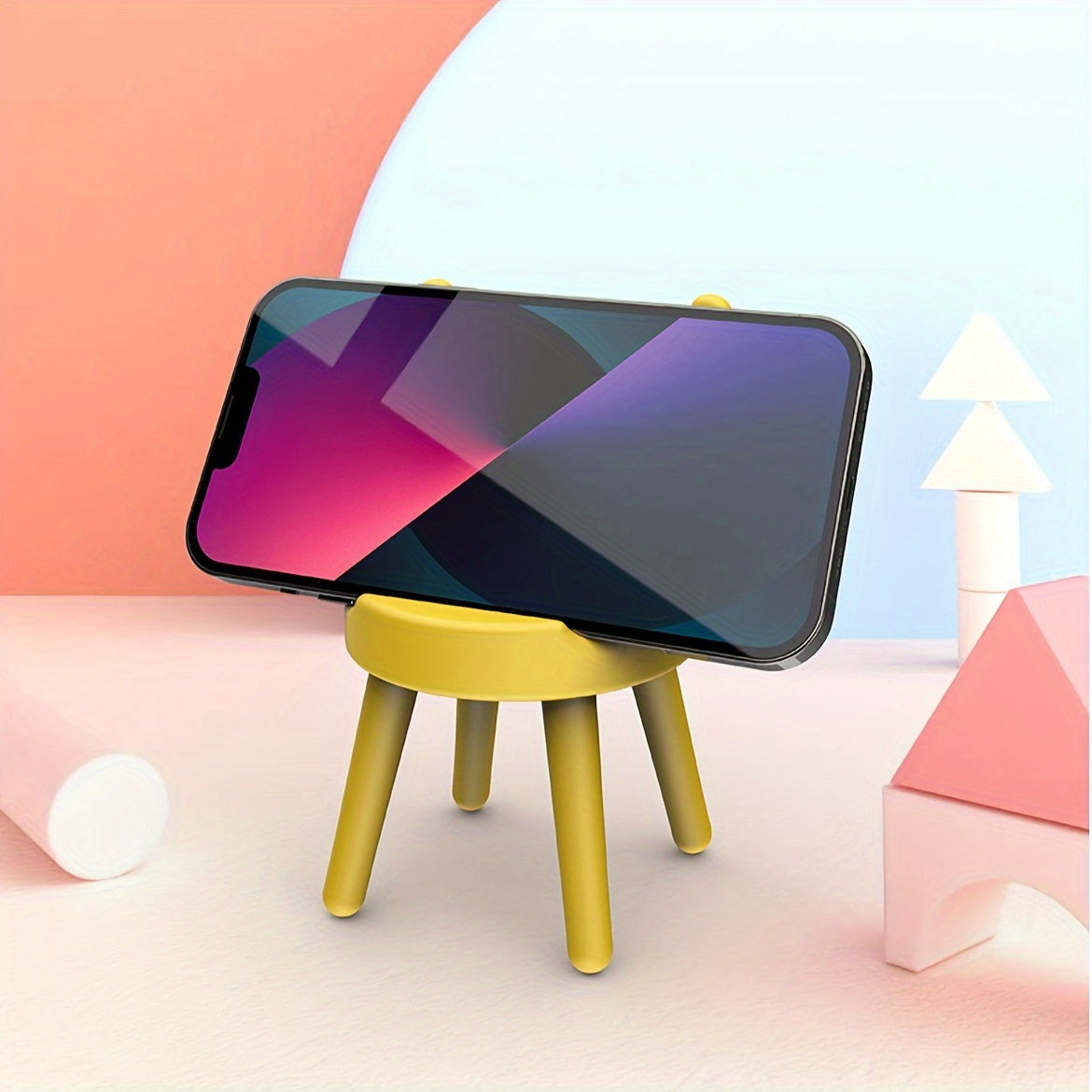 Decorative Christmas Antler Chair Phone Holder Easy to Install No Power Needed