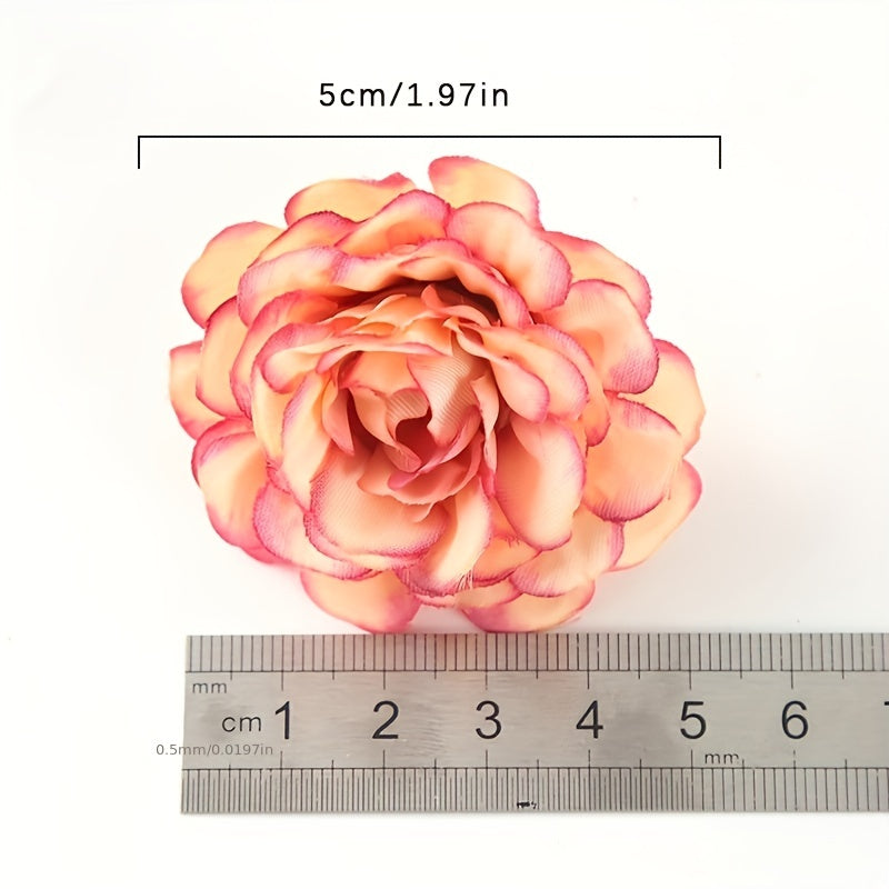 10/20pcs Multi-Layer Artificial Rose Head Flowers for Wreaths and Home Decor