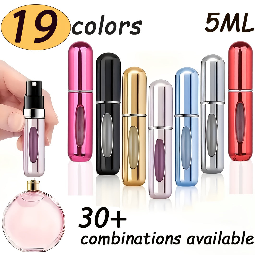 Refillable 5ml Perfume Atomizer Bottle for Travel and Gifts for Men and Women