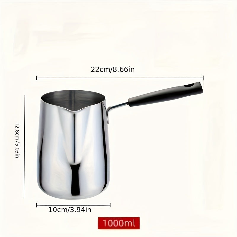Stainless Steel Milk Frothing Pitcher for Coffee Art and Steaming 20oz