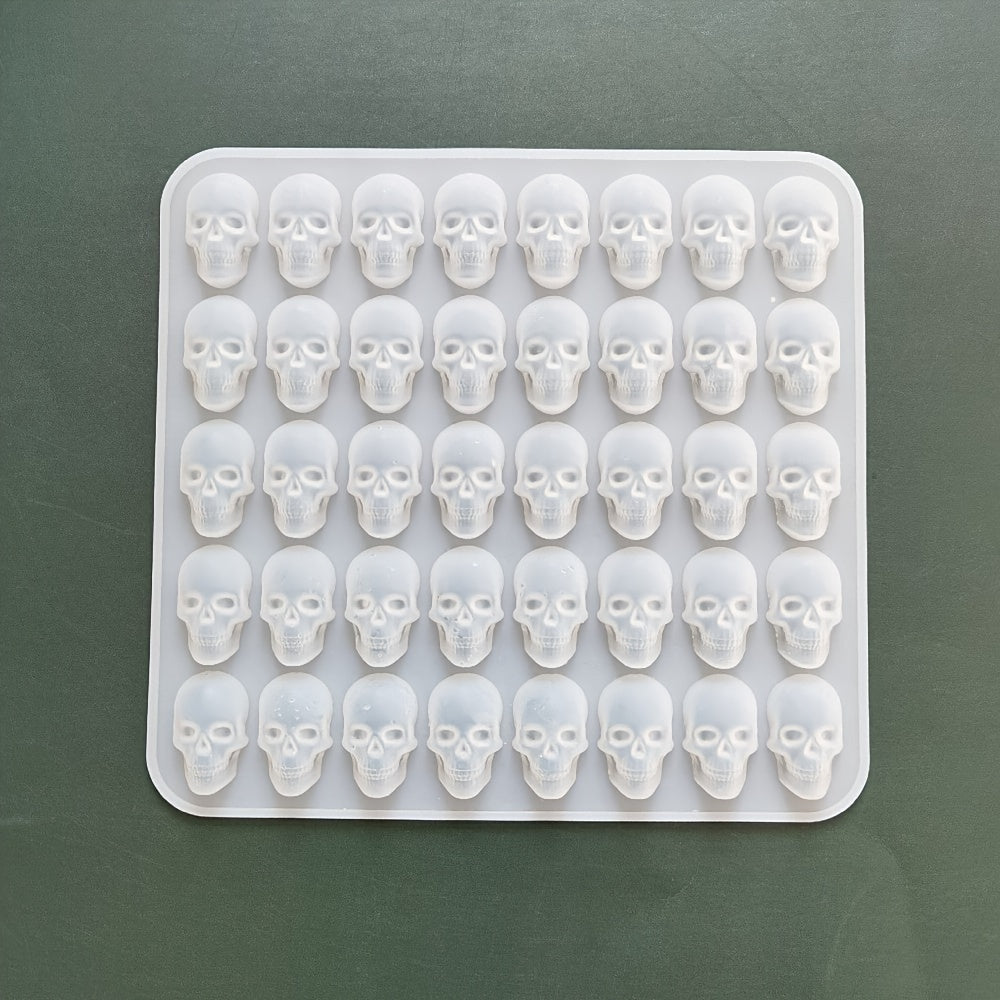 Silicone Skull Mold 40 Cavities for Baking Candy Chocolate Cookies Ice