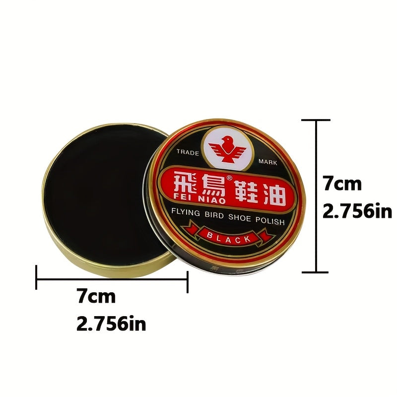 Black Shoe Repair Kit Synthetic Shoe Polish for Brightening and Maintenance