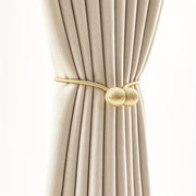 Two Pieces Contemporary Magnetic Curtain Tiebacks Polyester Rope Window Drapery Holdbacks