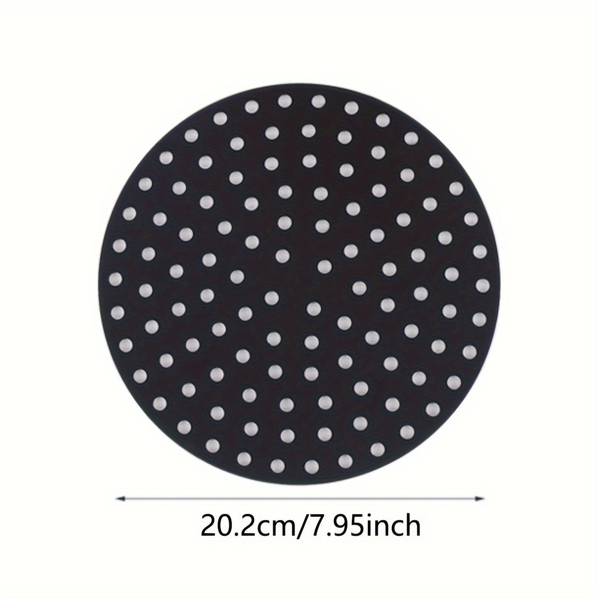 Многоразовая силиконовая подкладка для фритюрницы в красном и черном цветах, легко очищаемый, антипригарный коврик, идеально подходящий для здорового приготовления пищи, подходит для большинства фритюрниц.
