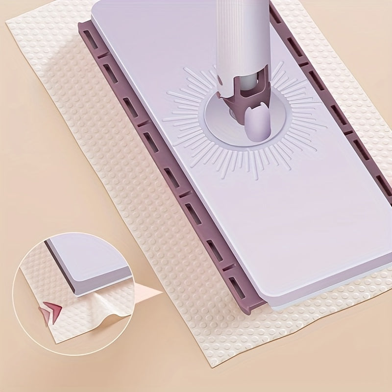 Hands-Free Automatic Flat Mop with Extendable Handle, Wet and Dry Use