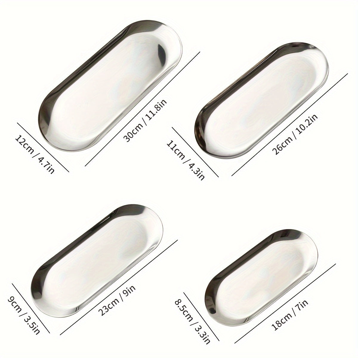 Stainless Steel Dessert Plate with Cartoon Pattern for Snacks and Fruit