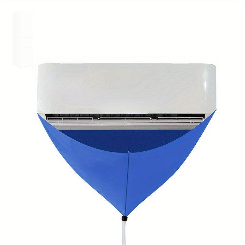 Reusable Waterproof Self-Adhesive AC Maintenance Cover for Wall-Mounted Air Conditioners