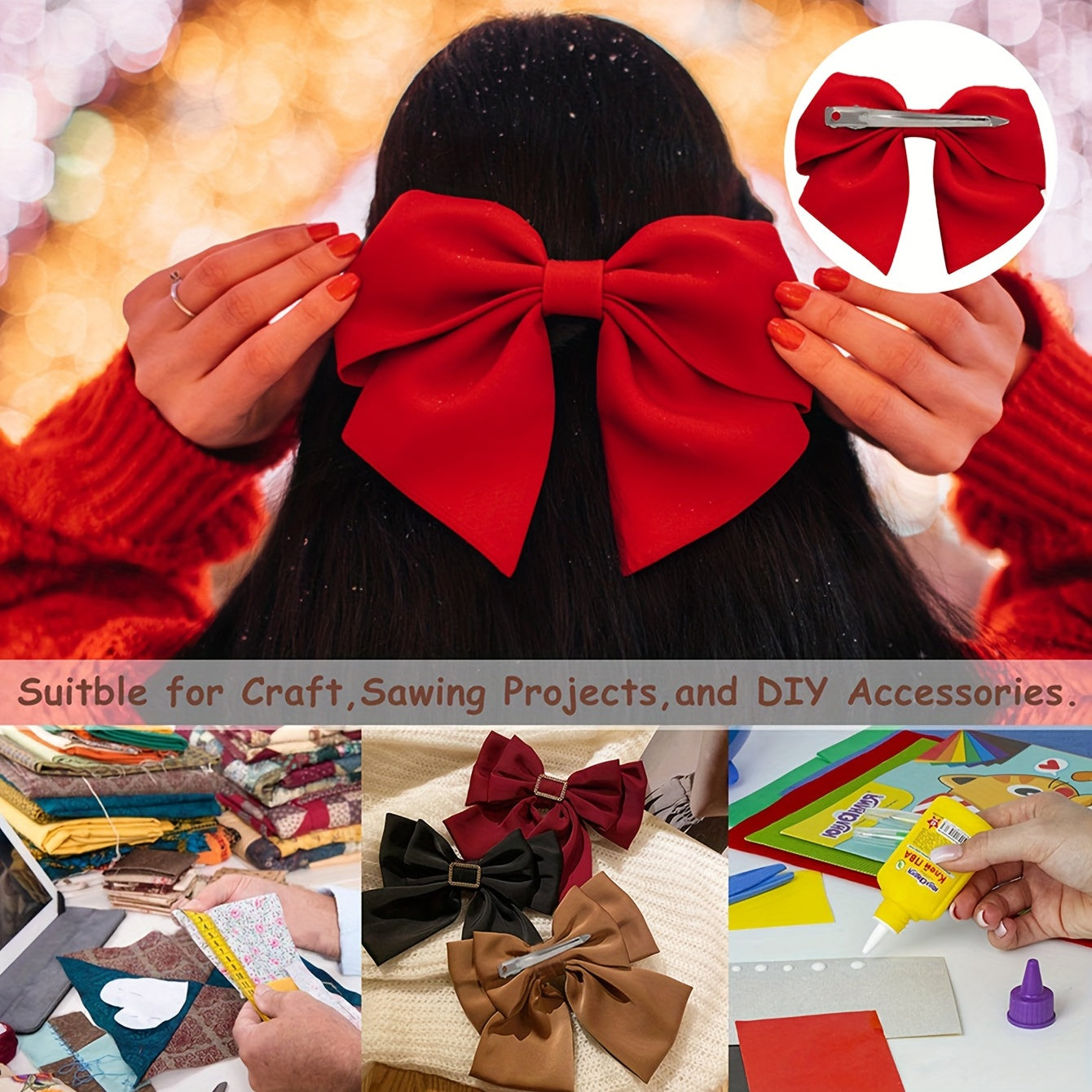 24 Pieces Hair Styling Clips for Makeup Artists and Hairdressing, Ripple and Duckbill Clips