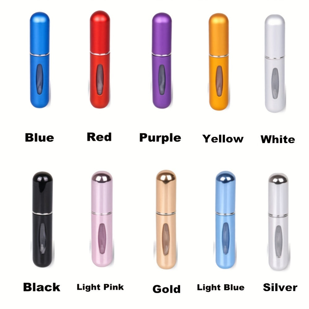 Botella de atomizador de perfume recargable para mujer 5ML spray de viaje reutilizable