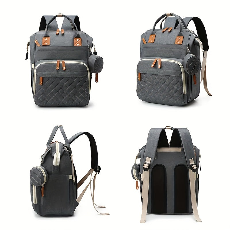 Diaper Bag for Moms with Multiple Compartments Portable Baby Storage Backpack for Milk Bottles Diapers and Essentials