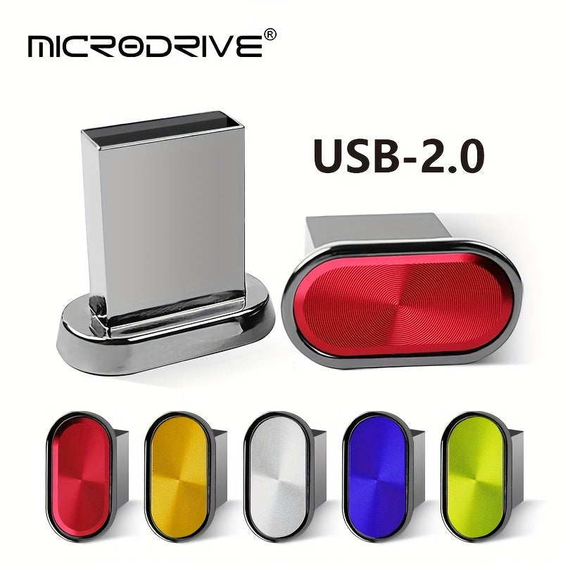 High-Speed Metal USB 2.0 Flash Drive 8GB 16GB 32GB 64GB 128GB Portable Pen Drive