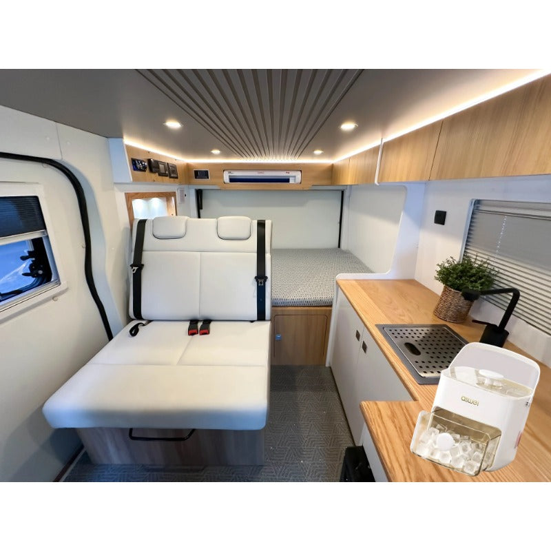 48-Cube Ice Maker Double-Layer Large Capacity Food-Grade PP Kitchen Use