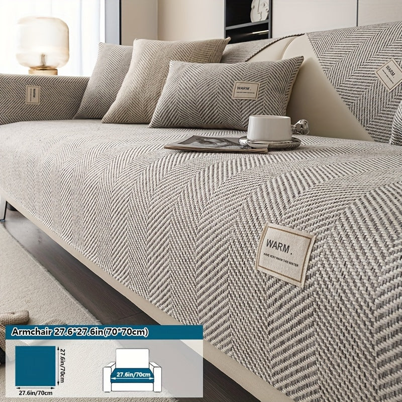 Чехол на диван из полиэстера в стиле бохо-шик для кресел и диванов, противоскользящий, безопасный для домашних животных, моющийся в машине