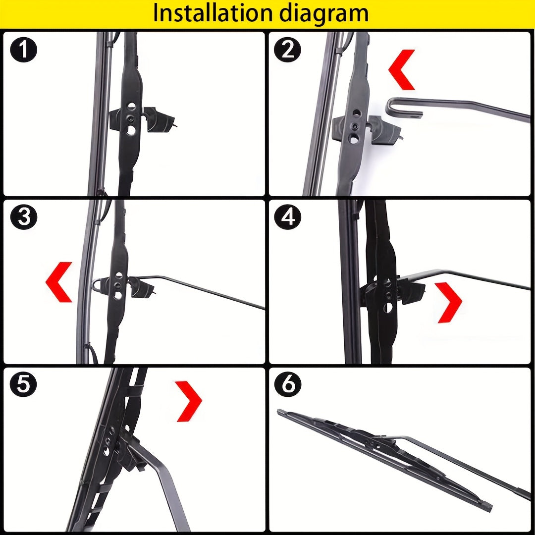 All Vehicle Wiper Blades Full-Season Windshield Washer Durable Quiet