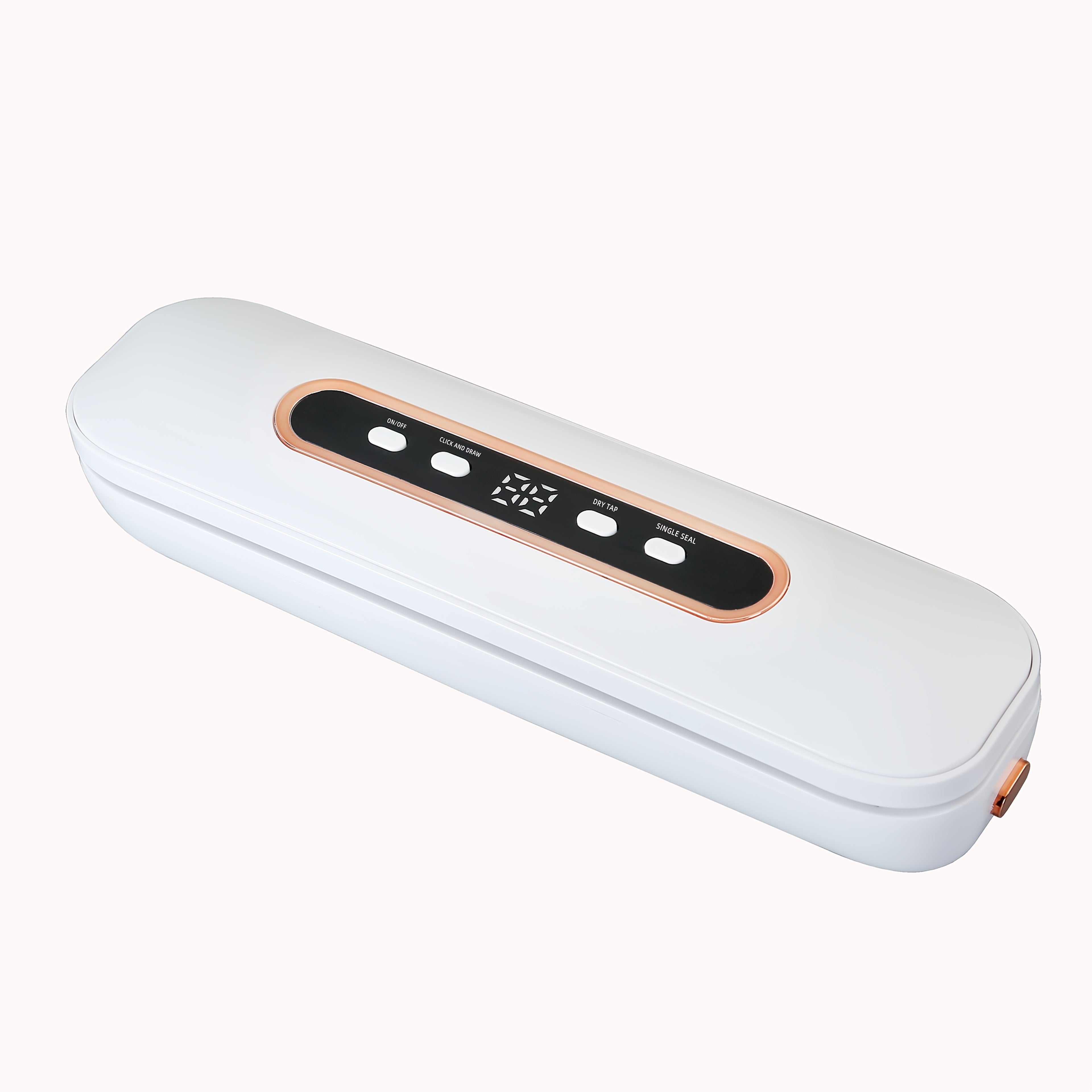 80kpa Vacuum Sealer LCD displey va Aqlli tugmalar bilan - Oziq-ovqat saqlash muddatini uzaytiradi, 4 rejim, Tashqi ovqat ovqat ovqatlanish va oshxona uchun ideal, Oq va Yengil yashil variantlar