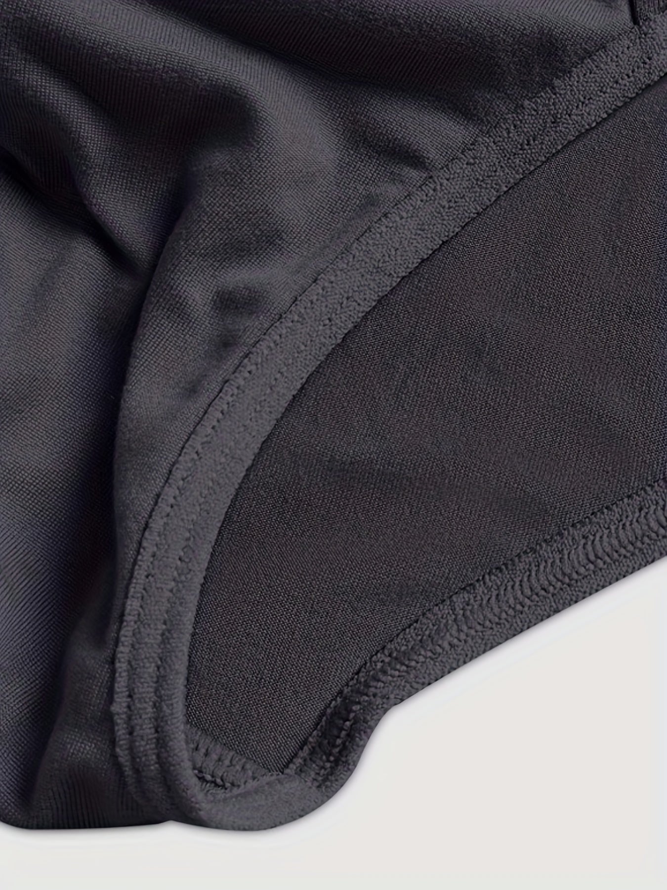 Men's Briefs 10 Pack Summer Polyester Spandex Solid Color Knit Comfortable Underwear