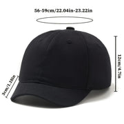 Men's Adjustable Baseball Cap with Hip-Hop Letter Patch Stretch Fit Polyester Street Style