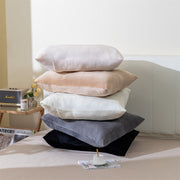 Crystal Velvet Pillowcase Soft Skin-Friendly Warm Envelope Closure for Dorms Homes Hotels