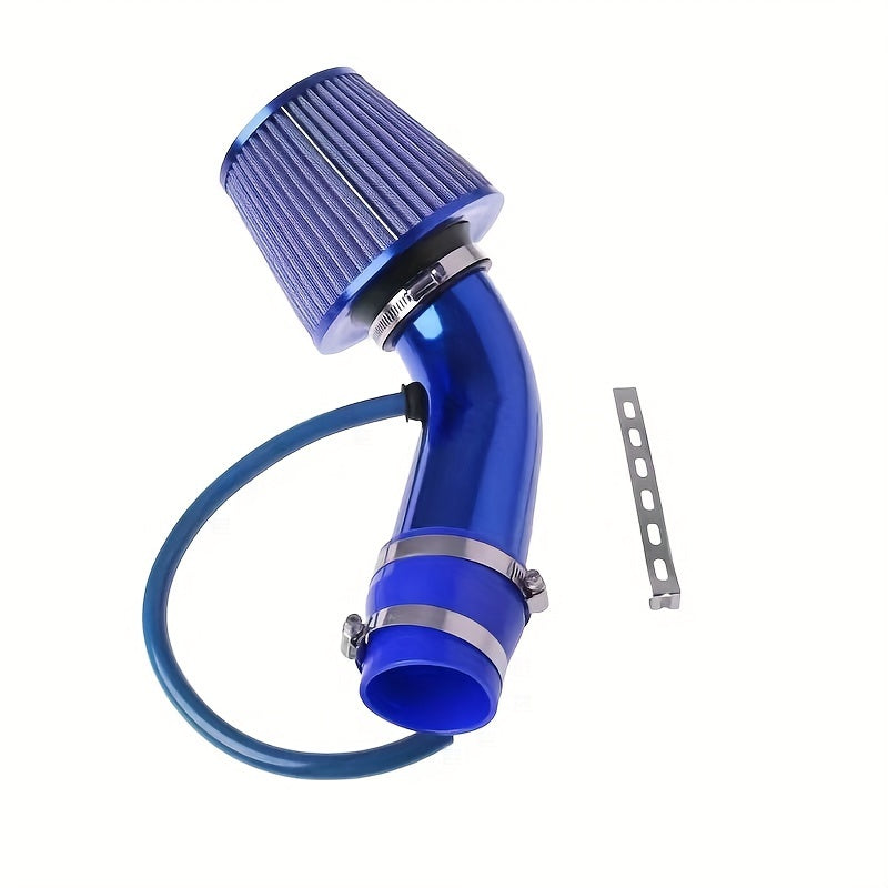Universal Aluminum Alloy Car Air Filter 76mm Cold Air Intake Filter Kit