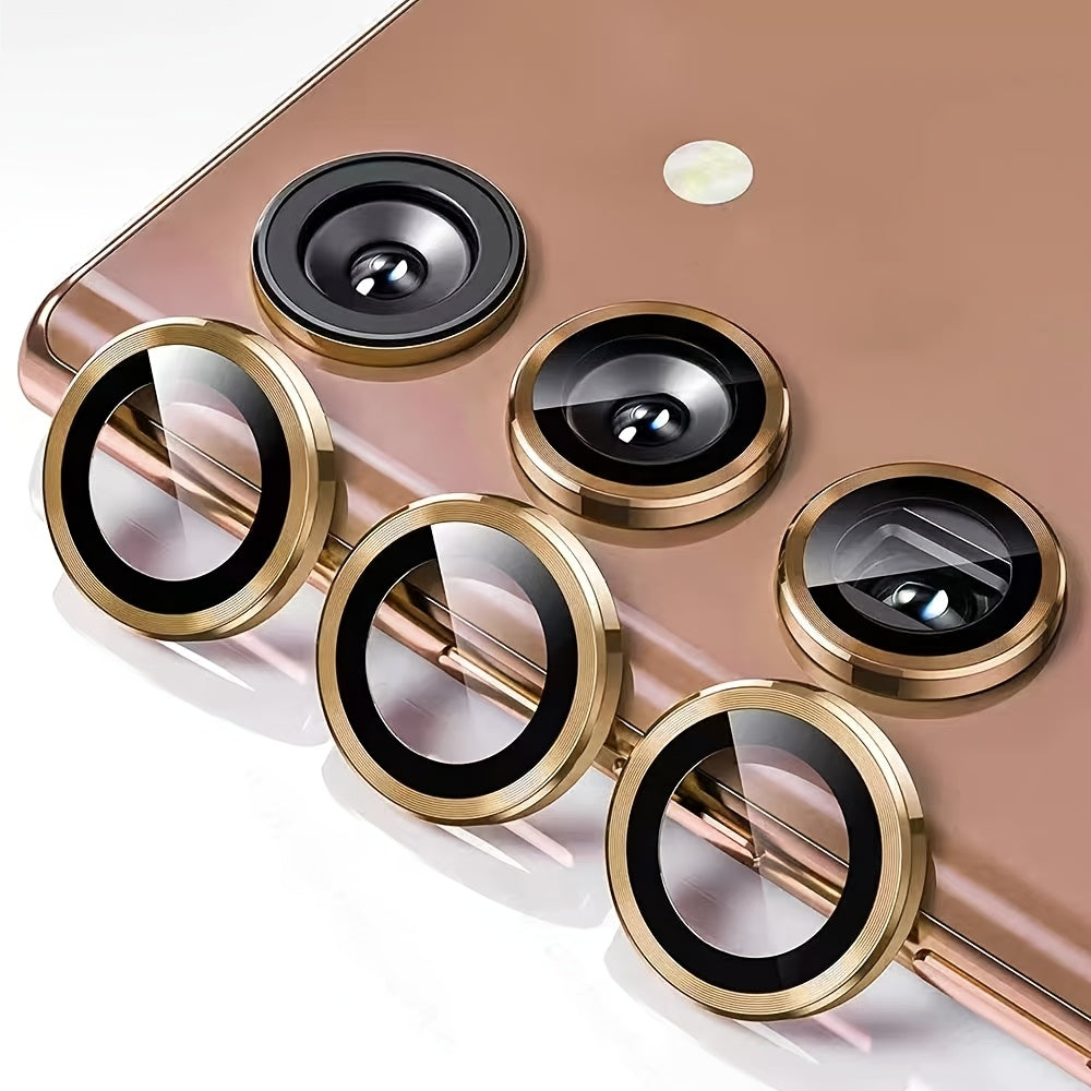 Anillos protectores de lentes de cámara de vidrio para modelos de las series Samsung A y S