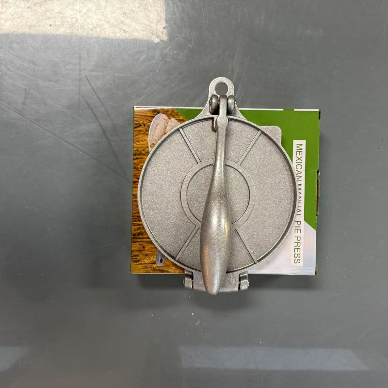 16.51 cm Aluminum-Magnesium Alloy Tortilla Press for Flour Tortillas and Quesadillas