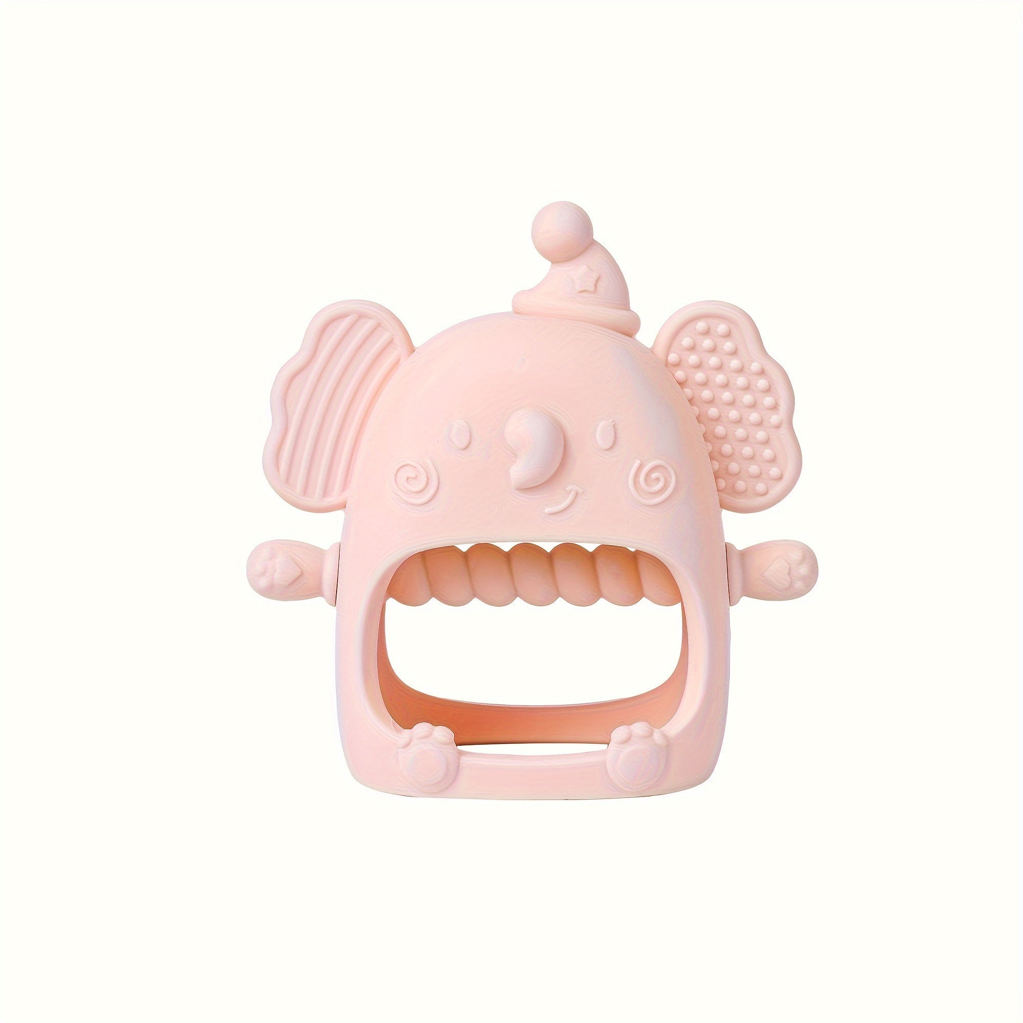 Baby Silicone Teether Mitten Non-Slip BPA-Free Cartoon Washable for Teething