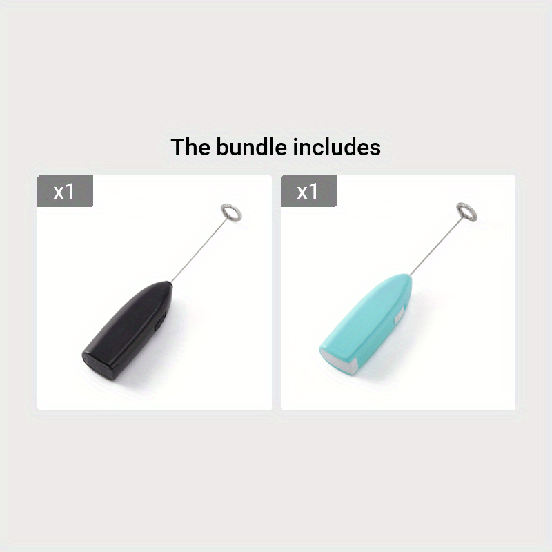 Electric Handheld Egg Beater - Stainless Steel, Compact, Multi-Use