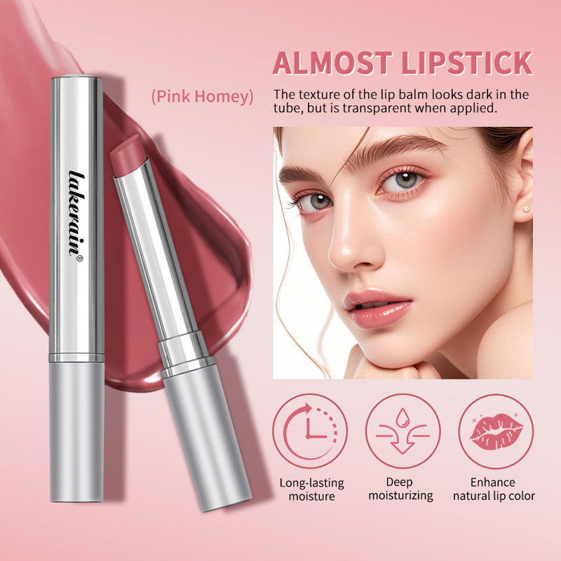 Bálsamo labial rosa con vitamina E para nutrir e hidratar todo tipo de piel