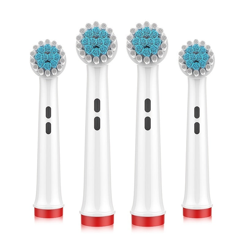 4Pcs Sensitive Electric Toothbrush Heads Soft Gentle Compatible with Oral-B