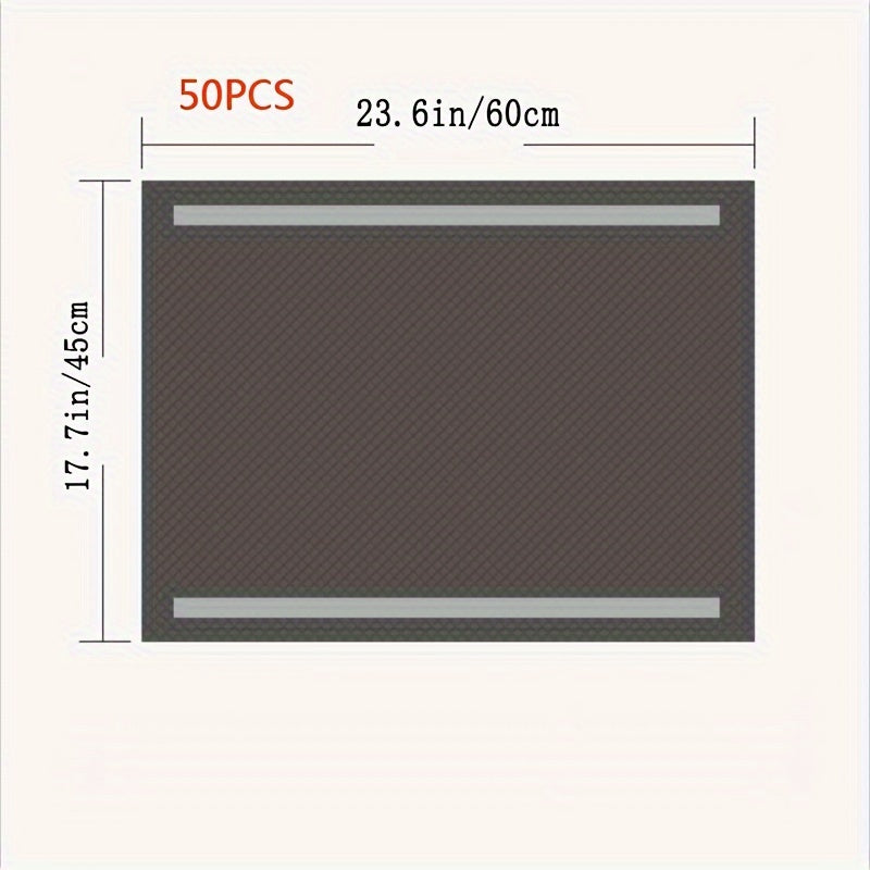 Pet Urine Pads 50 Pack 60x45cm Bamboo Charcoal Disposable Dog Diapers