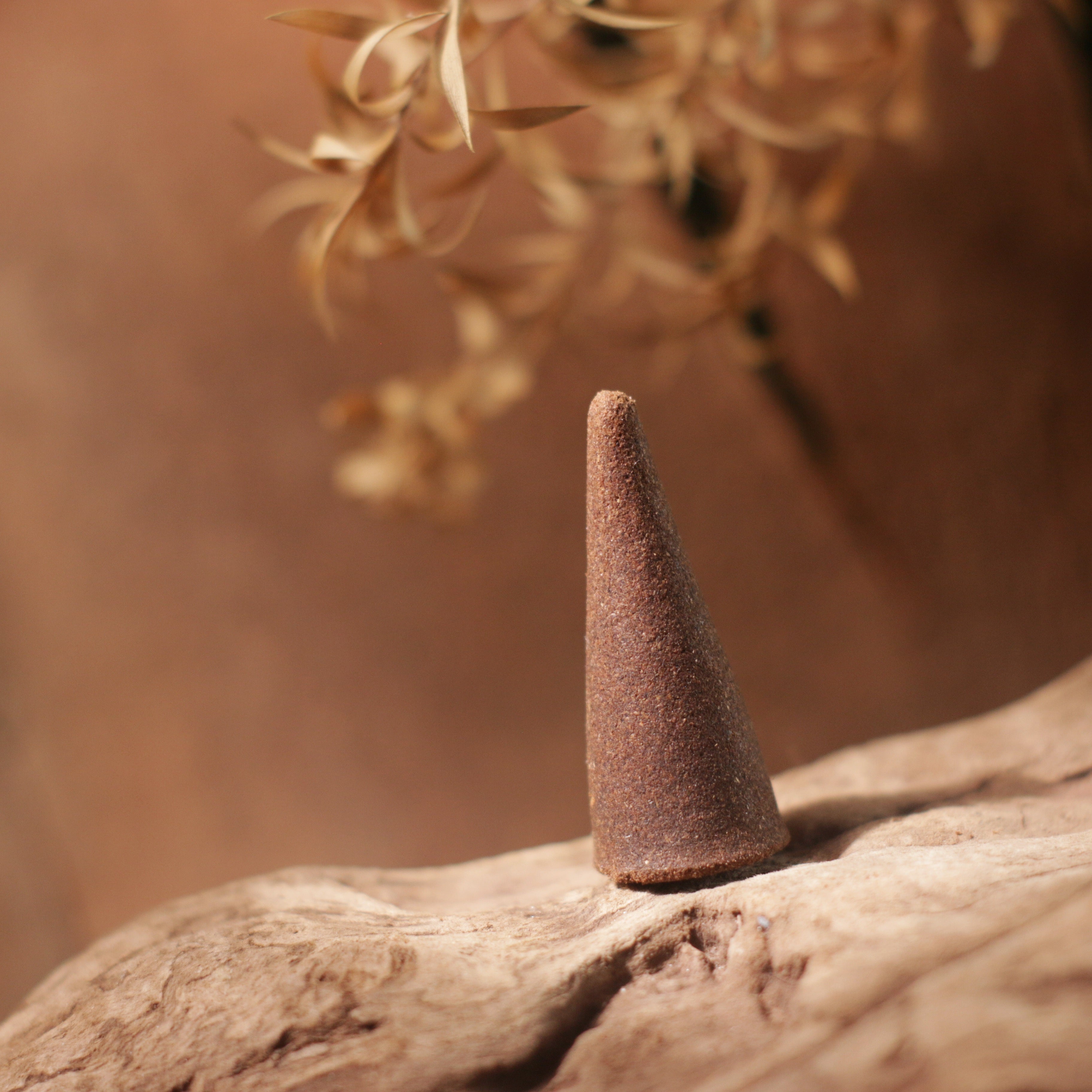 5/10 piezas de conos de incienso de madera con canela de manzana para aromaterapia, meditación, yoga y hogar