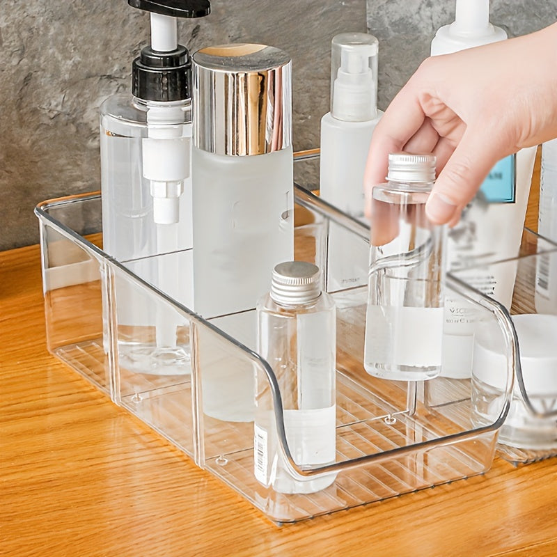 Прочный многоразовый стеллаж для хранения с разделённой корзиной для кухни, ванной, спальни, офиса