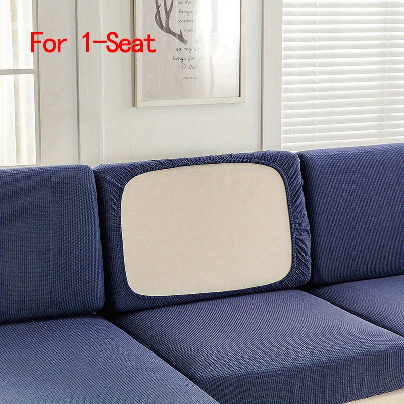 Vafli makkajo'xori velur divan qoplamasi - yotoqxona, ofis, yashash xonasi uchun mebelni sirpanishdan himoya qiluvchi - divan uchun uy bezak qoplamasi.