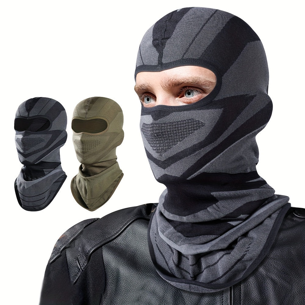 Unisex Breathable Knitted Motorcycle Balaclava Windproof Head Cover