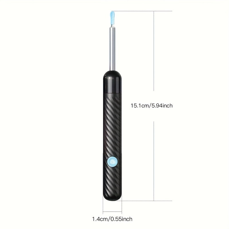 Wireless Earwax Removal Kit with HD Camera LED Light Rechargeable Battery for iOS Android