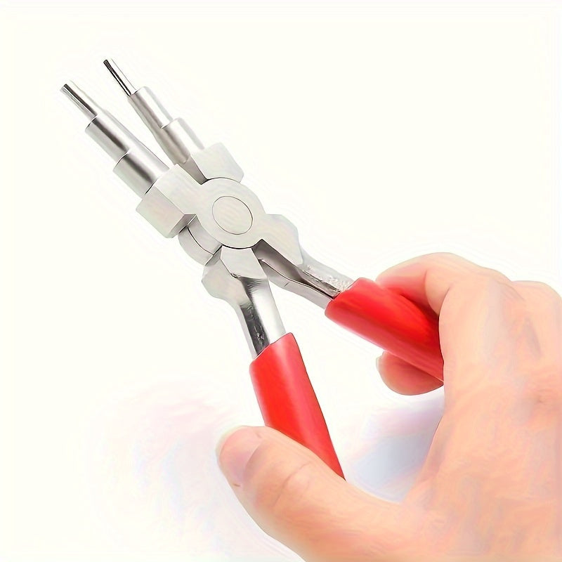 Jewelry Making Pliers Carbon Steel 6-in-1 Looping Wrapping Beading Tool