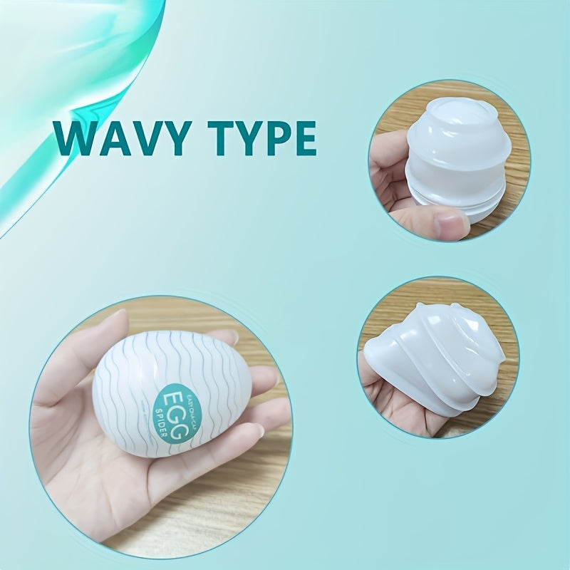 Men soft flexible pocket masturbator egg for male pleasure
