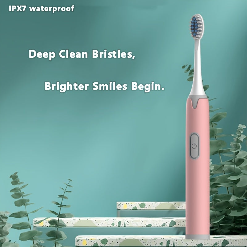 Cepillo de dientes eléctrico para adultos con cabezal de cepillo ultra suave, blanqueamiento dental