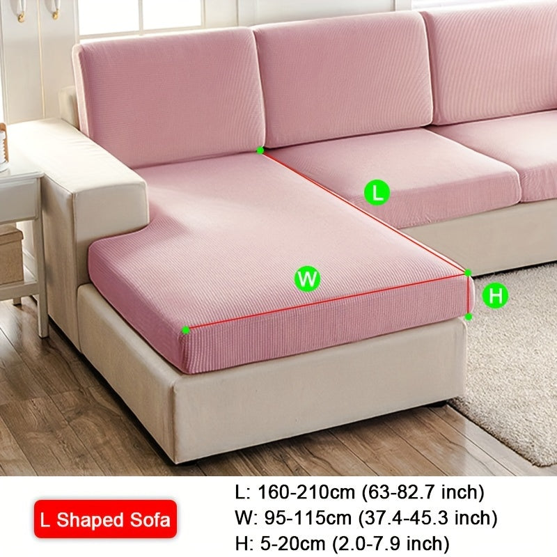 Waterproof Jacquard Sofa Slipcover Elastic Polyester Furniture Protector
