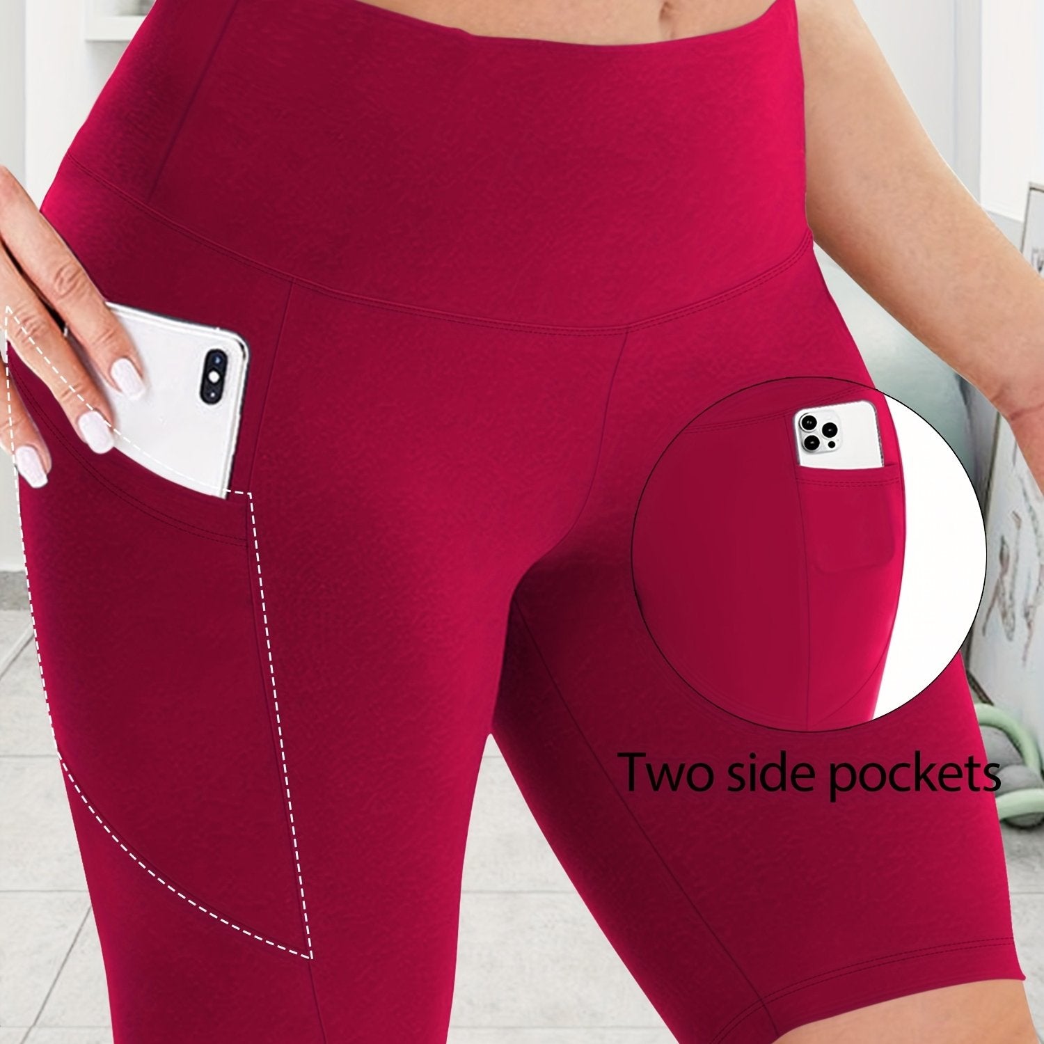 Plus Size Activewear Shorts Yoga Leggings Sports Summer Low Price