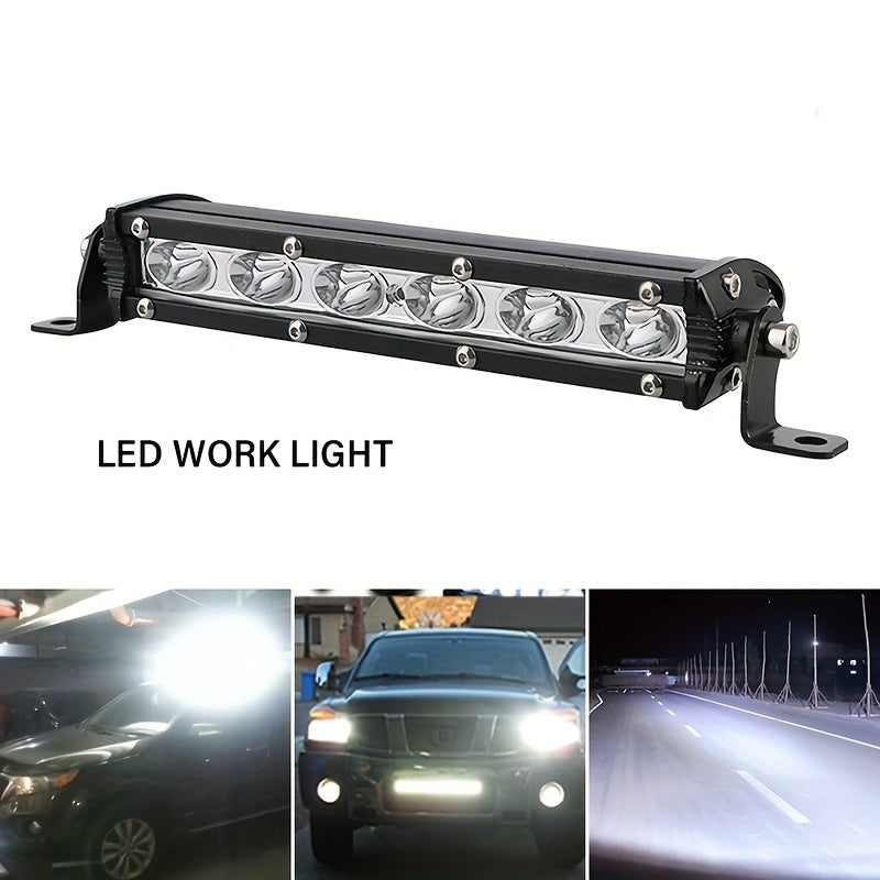 Светодиодная рабочая панель для автомобиля 17,78 см 6000K белый желтый внедорожник внедорожник лодка