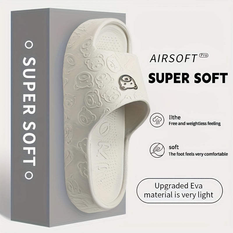 Women's EVA Slides Non-Slip Casual Beach Slippers for Indoor Outdoor