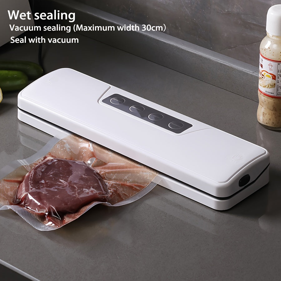 Avtomatik oziq-ovqat vakuum yopishqoq, yengil va kompakt, EU rozetkasi, 10 ta paket