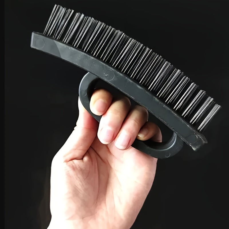 Набор проволочных щеток из двух частей с ручками - Идеально подходит для удаления ржавчины и очистки металлической краски на грилях, в кухнях и в ванных комнатах - Не требует электричества