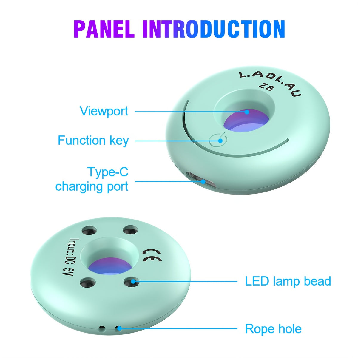 Mehmonxonalar va shkaf xonalarida foydalanish uchun portativ yashirin kamera aniqlagich, teginish va masofadan boshqarish, qayta zaryadlanadigan batareya, ideal sayohat aksessuar va sovg'a.